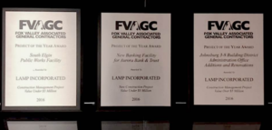 Fox Valley associated general contractors project of the year lamp incorporated