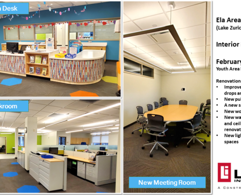 Ela Area Public Library - February 2023 Interior Renovation Update
