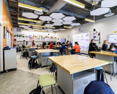Middle School North - Classroom Lab Space (STEAM Curriculum)